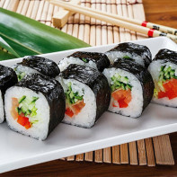 Fotografia sushi a roliek