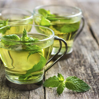 Photos of peppermint tea