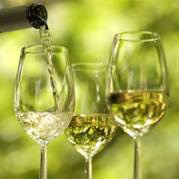 Photos of white wine