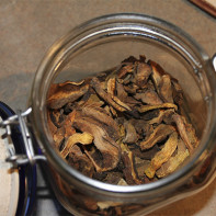 Photo of dried mushrooms