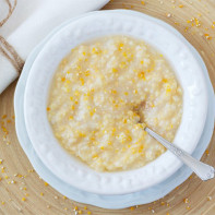 Corn gruel in medicine