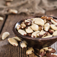 Photo of a Brazil nut