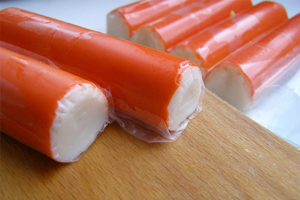 Crab sticks in medicine