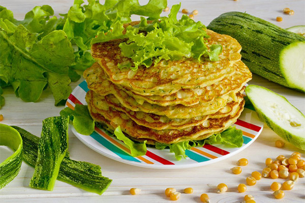 Zucchini pancakes