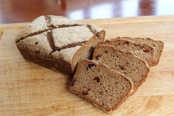 Bread made of amaranth flour