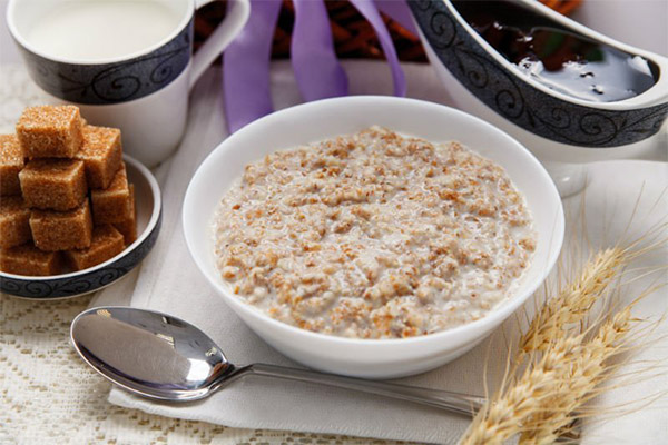 Wheat gruel in medicine