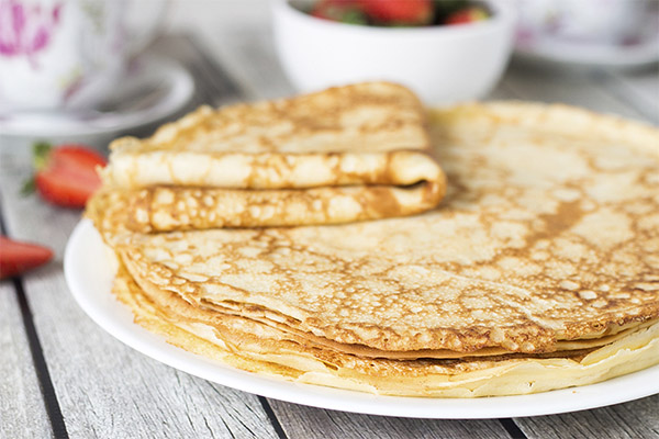 Goat milk pancakes