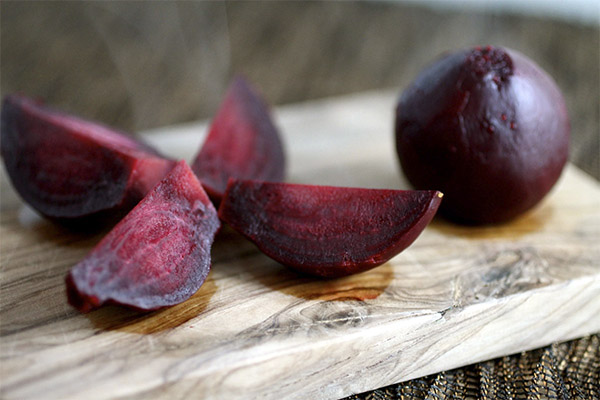 Boiled beets in cosmetology