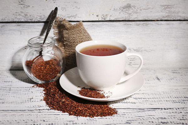 Rooibos tējas ieguvumi un kaitējums