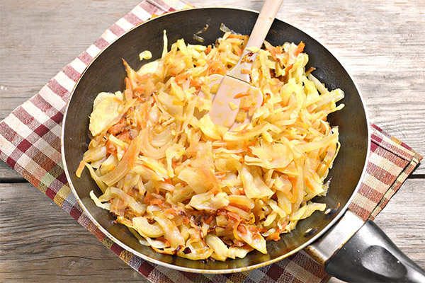 Fried cabbage