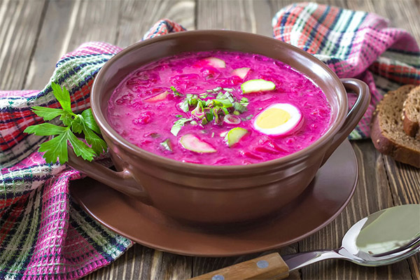 Latvian beet soup