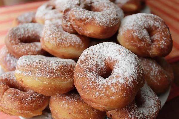 Cheese curd doughnuts