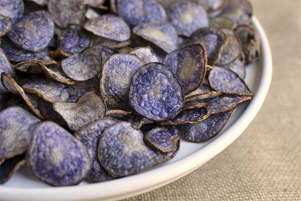 Purple potato chips