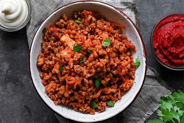 Buckwheat paella