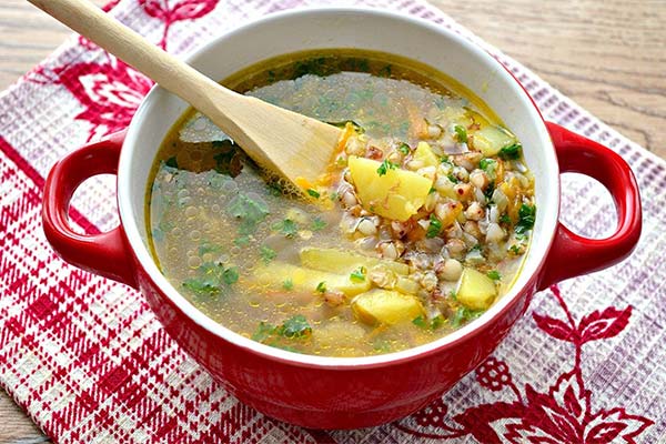 Buckwheat soup