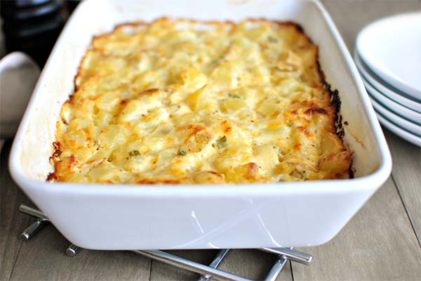 Purple potato casserole