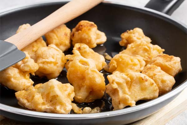 Cauliflower in batter