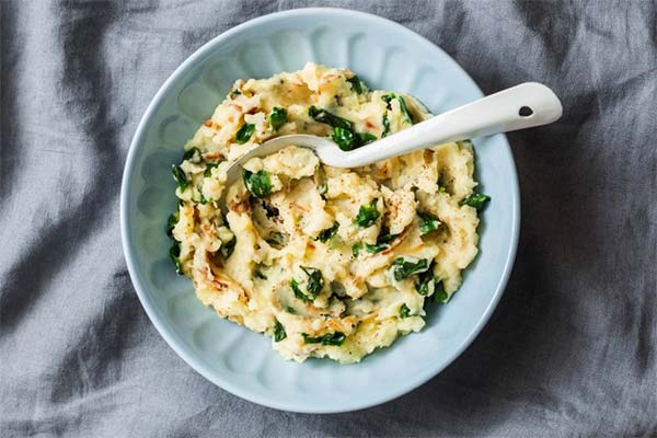 Mashed potatoes with sorrel