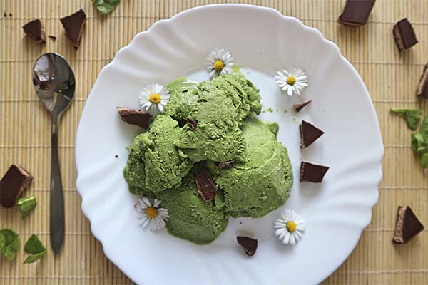 Sorrel ice cream