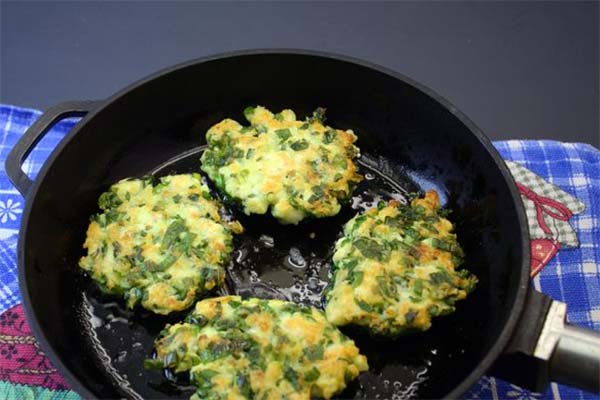 Escalopes de poulet au rampson et au fromage blanc